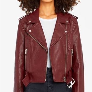 Pistola Tracy Cropped Belted Moto Jacket - NWT